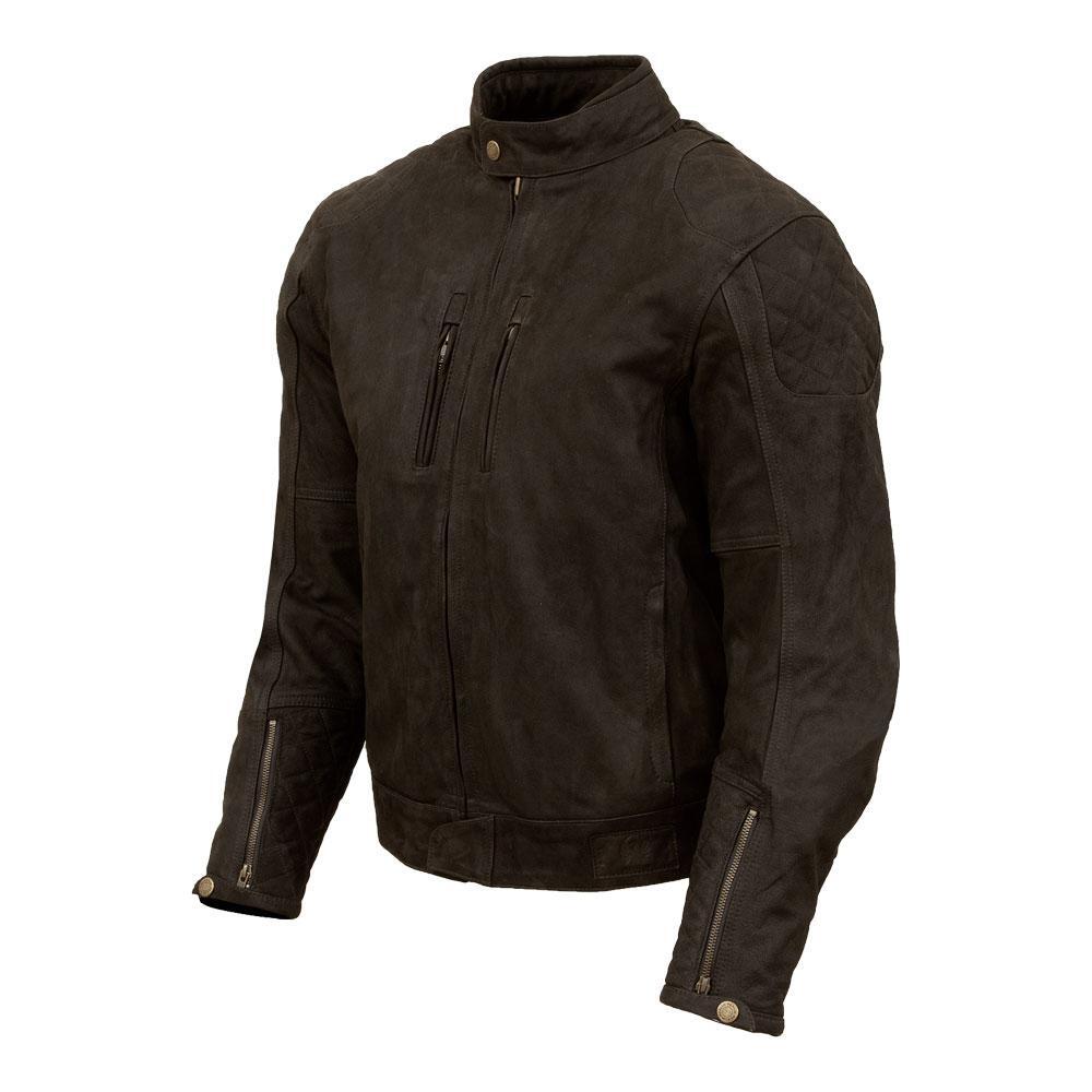 Merlin Stockton D3O Brown Leather Jacket - EasyR