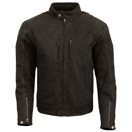 Merlin Stockton D3O Black Leather Jacket - EasyR