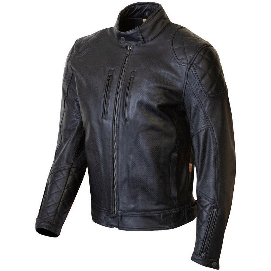 Merlin Cambrian D3O Black Leather Jacket - EasyR