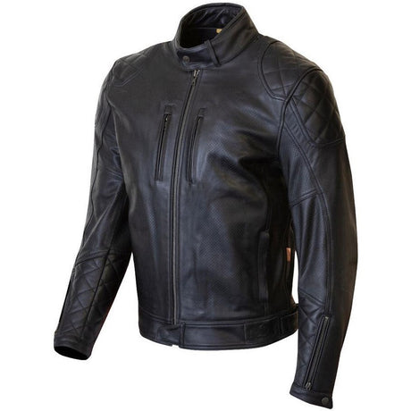 Merlin Cambrian D3O Black Leather Jacket - EasyR
