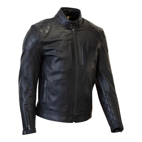 Merlin Cambrian D3O Black Leather Jacket - EasyR