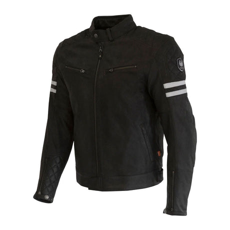 Merlin Hixon II D3O Black Leather Jacket - EasyR
