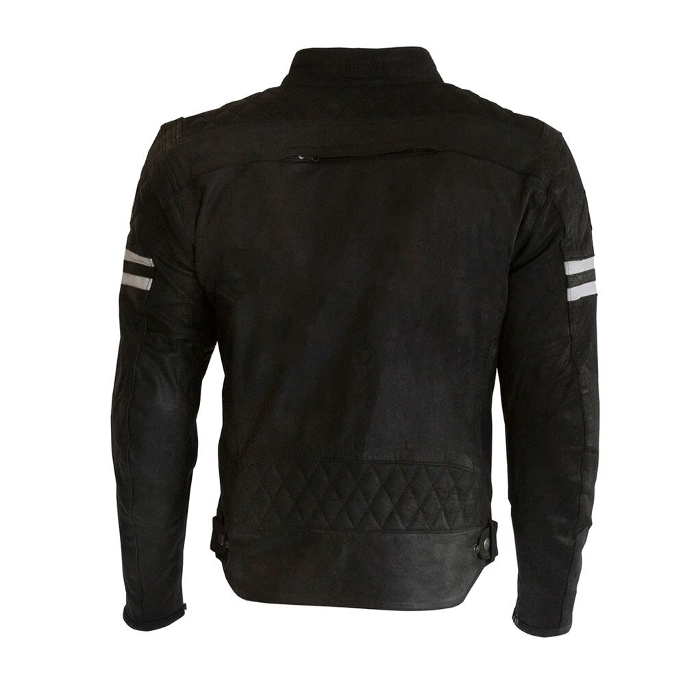 Merlin Hixon II D3O Black Leather Jacket - EasyR