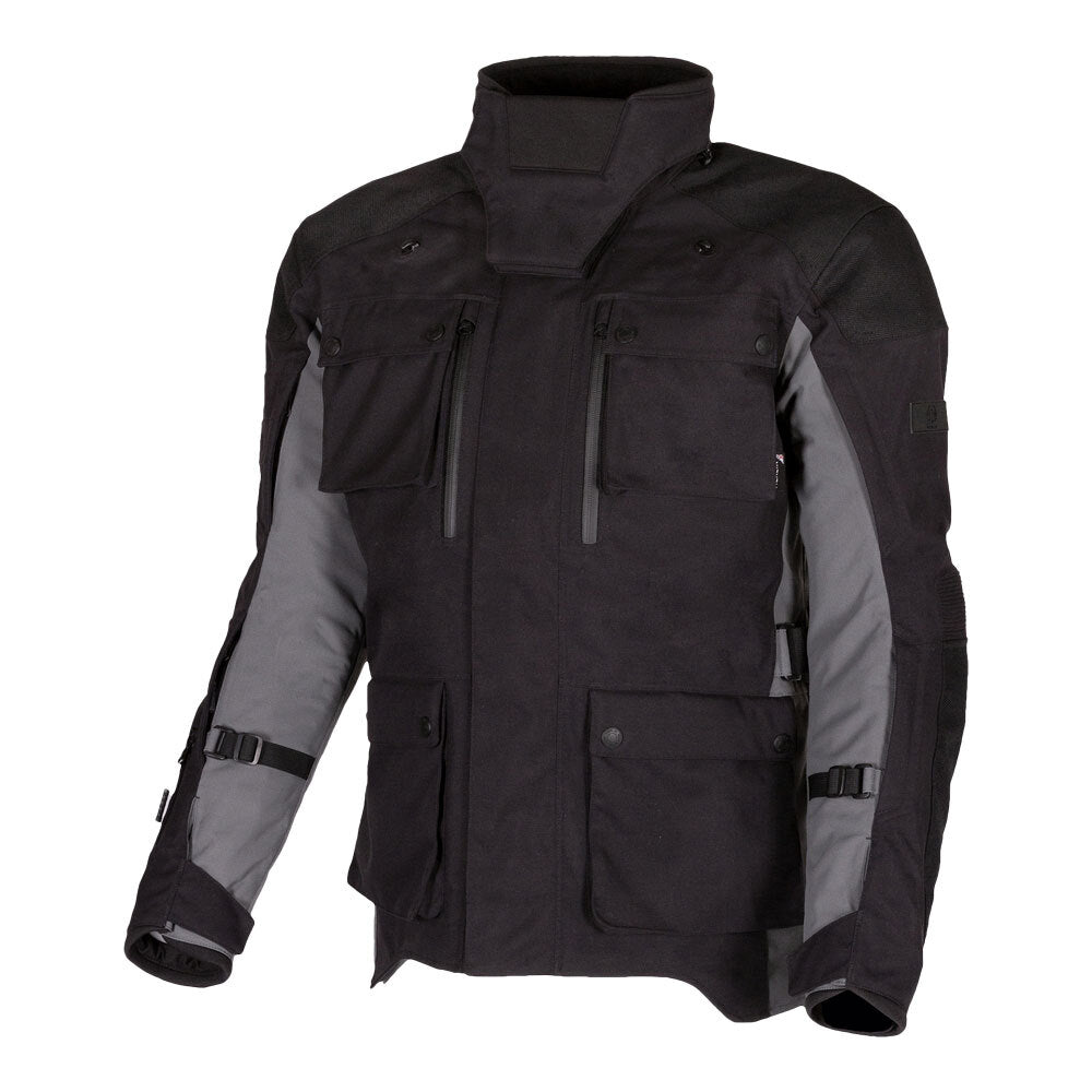 Merlin Solitude D3O Black/Grey Explorer Laminated Jacket - EasyR