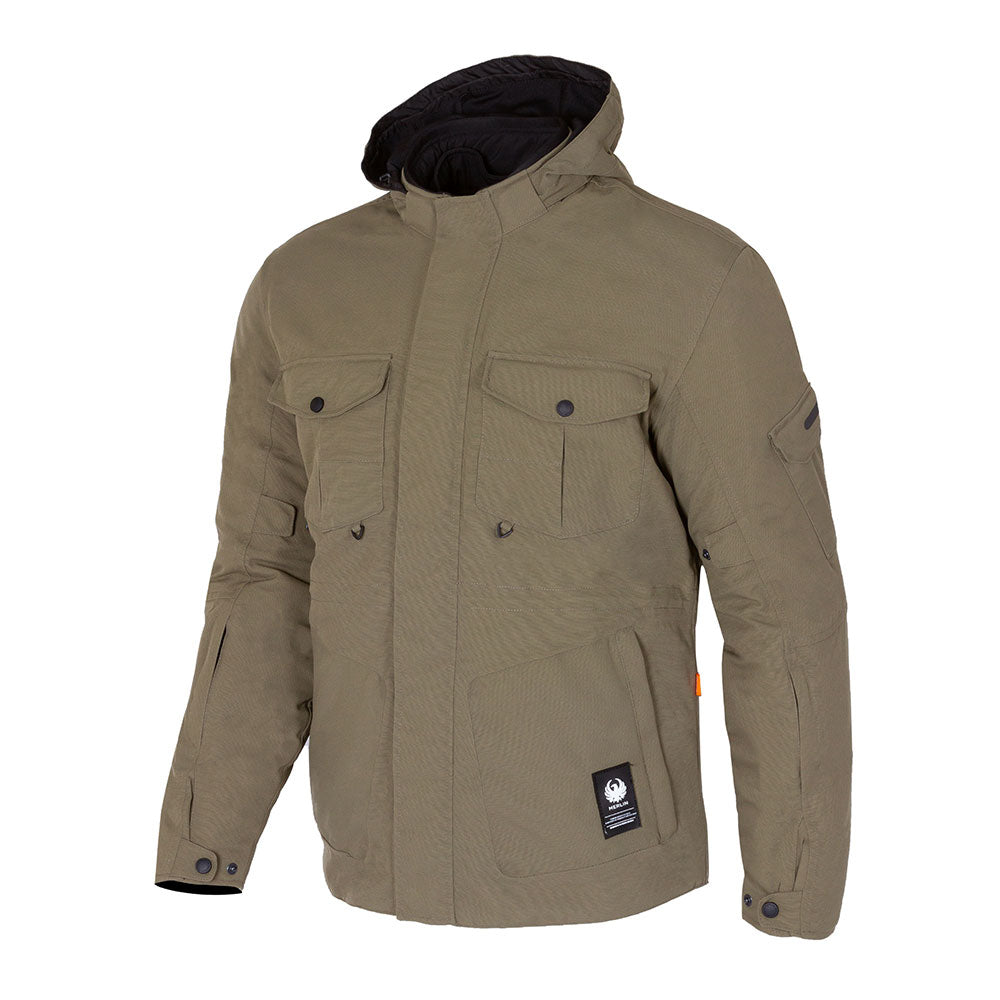 Merlin Jagger Urban Utility D3O Olive Leisure Moto Textile Jacket