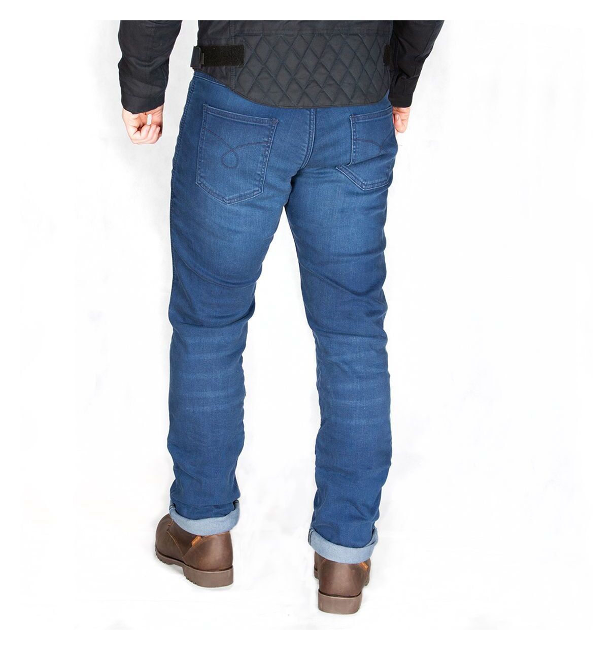 Merlin Lapworth D3O Stright Leg Blue Denim Jeans - EasyR
