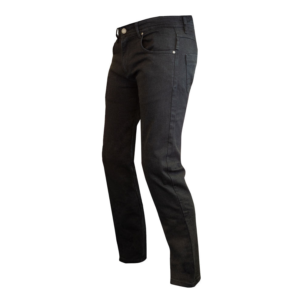 Merlin Dunford D3O Single Layer Black Denim Jeans - EasyR