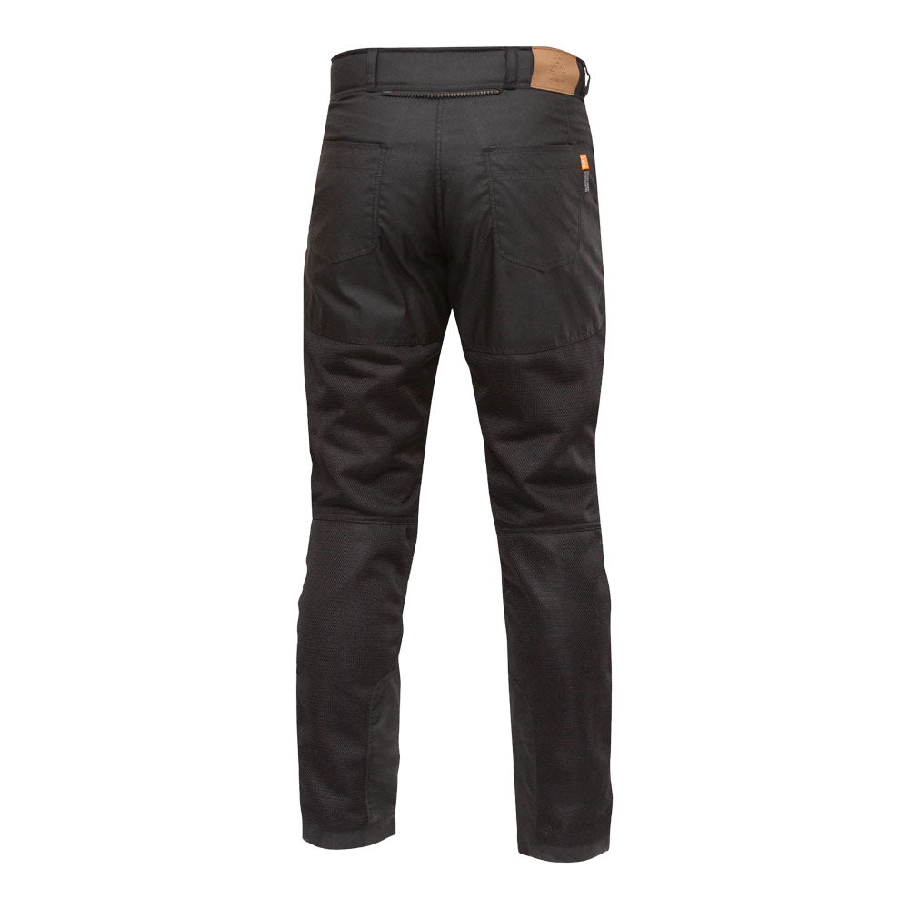 Merlin Shenstone Air Mesh D3O Black Heritage Wax Cotton Pants