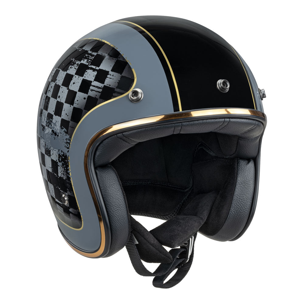 Merlin Blackbird Racer Black Helmet