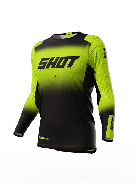 Shot Aerolite Ultima Neon Yellow Jersey - EasyR
