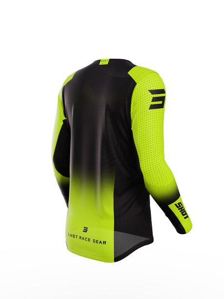 Shot Aerolite Ultima Neon Yellow Jersey - EasyR