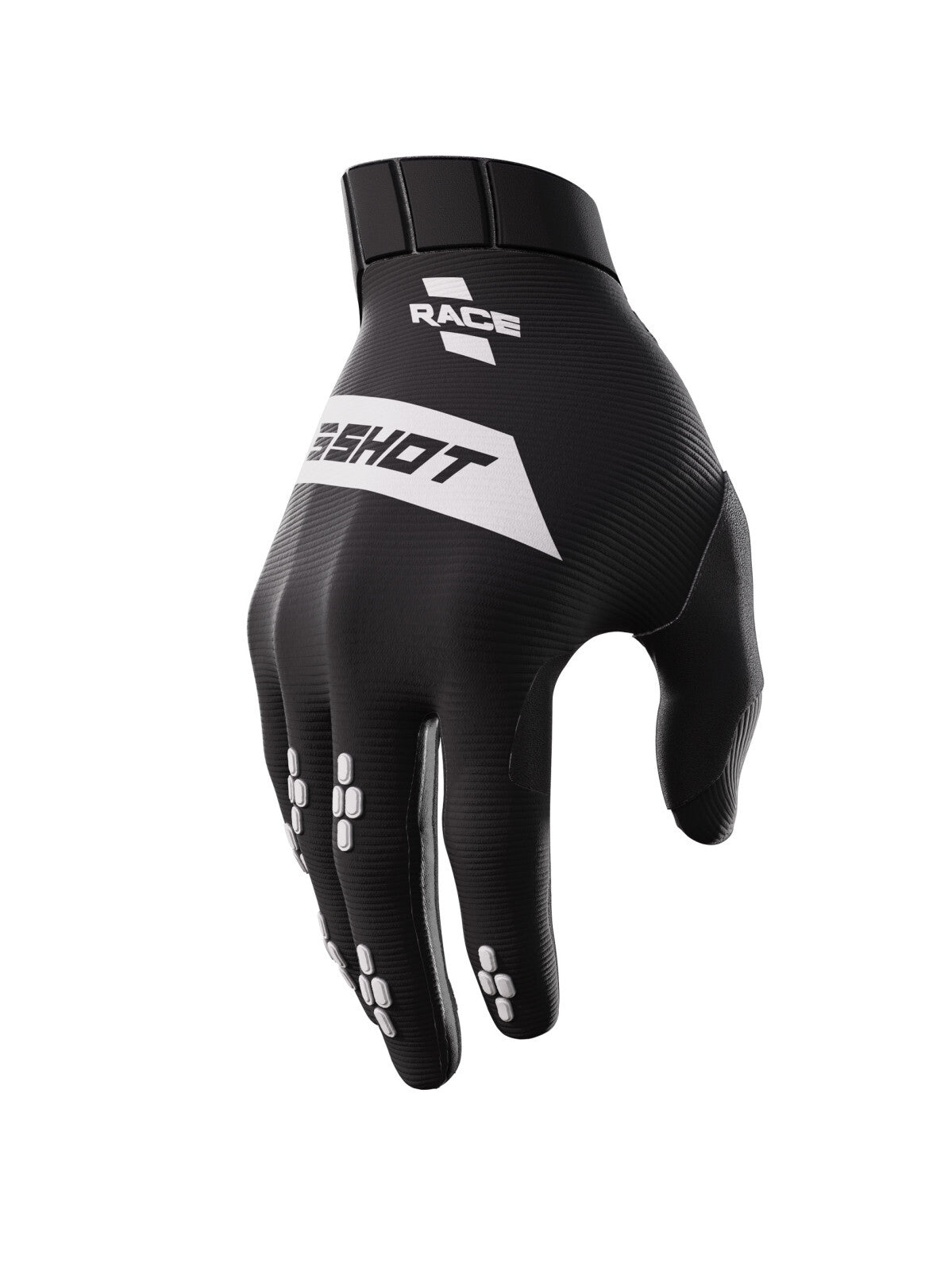 Shot Race Black Gloves - EasyR