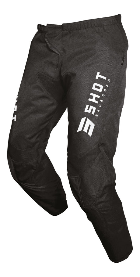 Shot Contact Zip Enduro Black Pants - EasyR