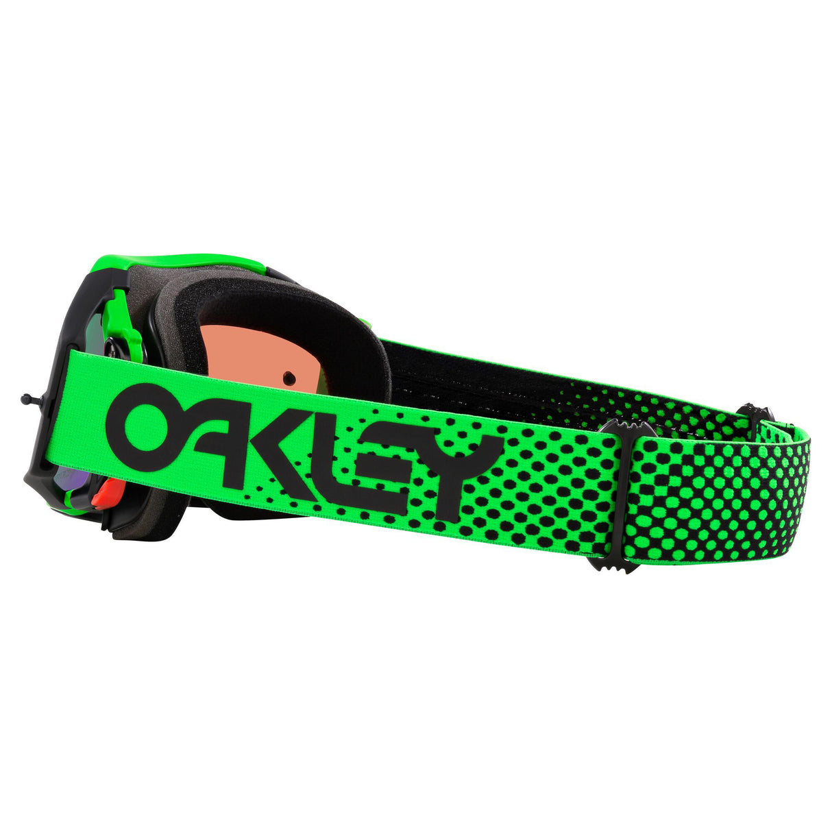 Oakley Airbrake MX Goggles w/Moto Green B1B Strap & Prizm MX Jade Lenses