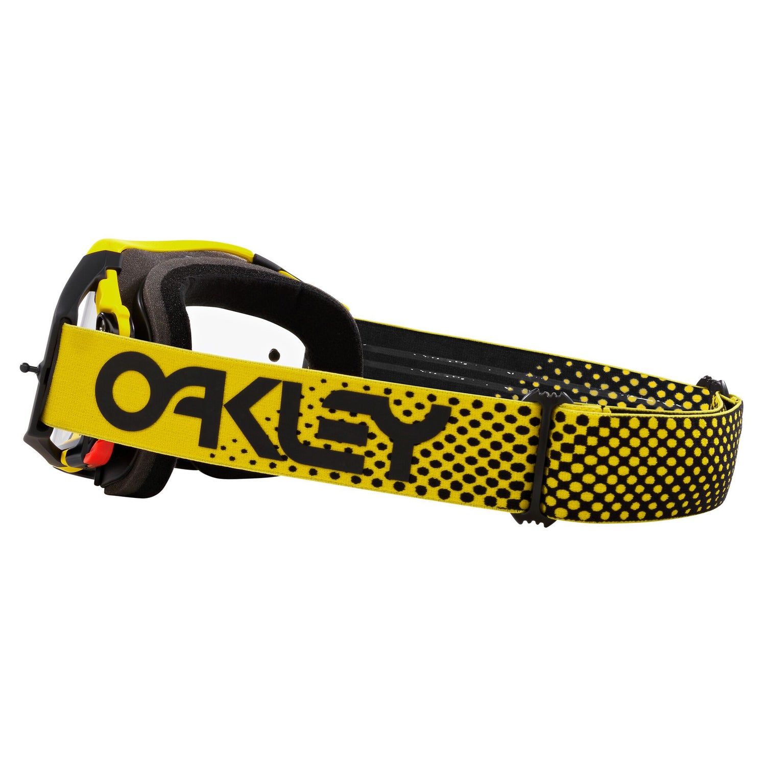 Oakley Airbrake MX Goggles w/Moto Yellow B1B Strap & Clear Lenses