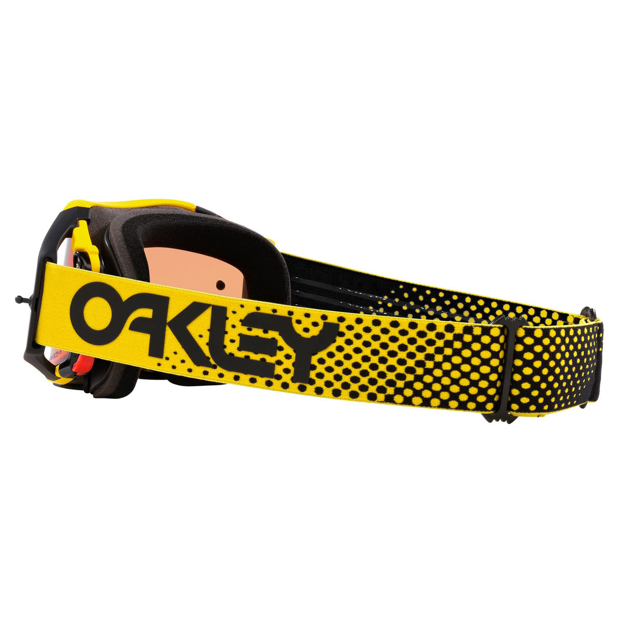 Oakley Airbrake MX Goggles w/Moto Yellow B1B Strap & Prizm MX Bronze Lenses