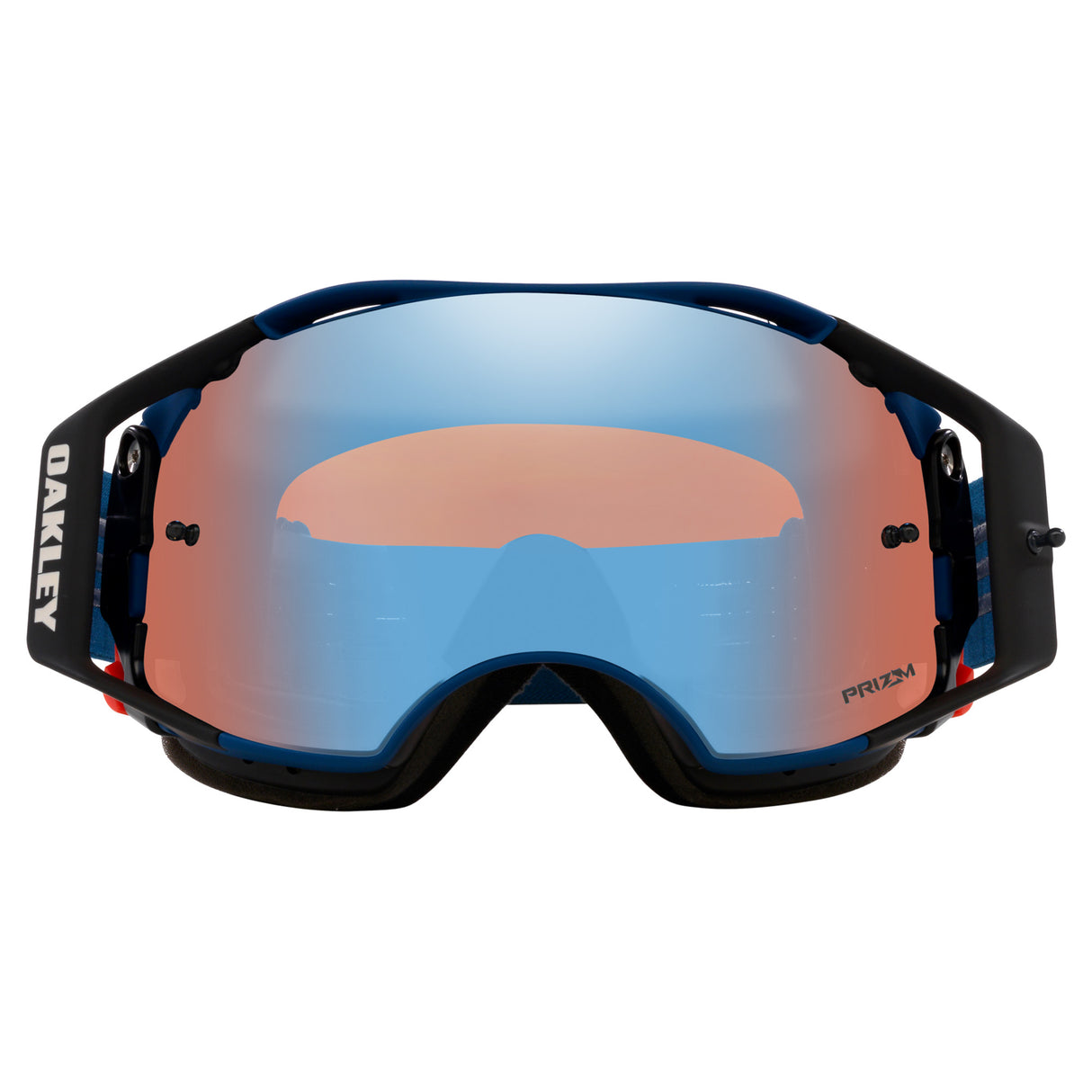 Oakley Airbrake MTB Goggles w/Poseidon Strap & Prizm MX Sapphire Iridium Lenses