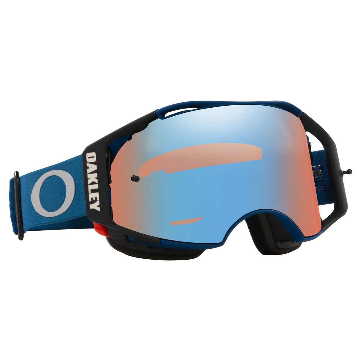 Oakley Airbrake MTB Goggles w/Poseidon Strap & Prizm MX Sapphire Iridium Lenses