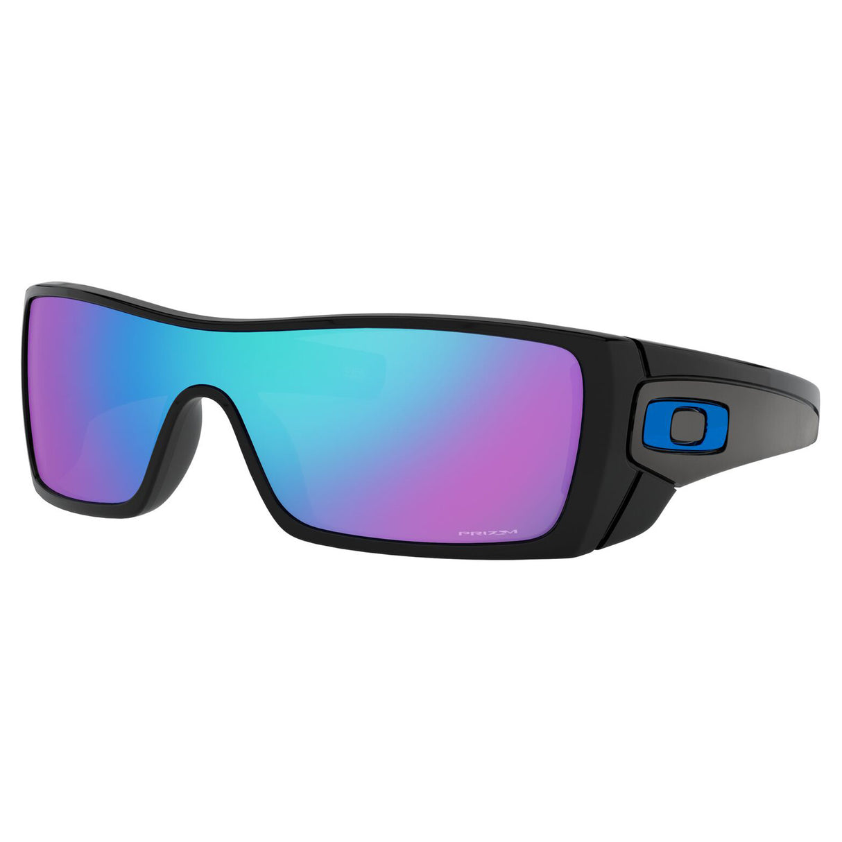 Oakley Batwolf Sunglasses Polished Black Frame & Prizm Sapphire Lenses