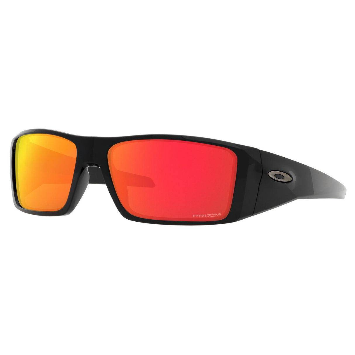 Oakley Heliostat Sunglasses w/Polished Black Frame & Prizm Ruby Lenses
