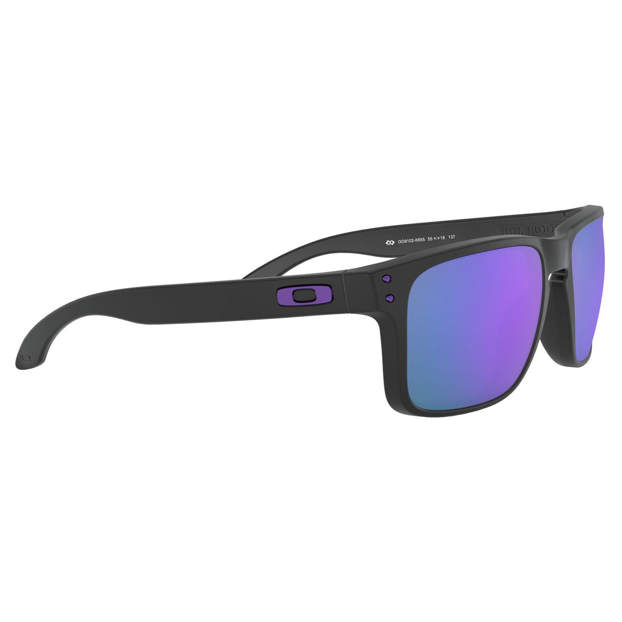 Oakley Holbrook Sunglasses w/Matte Black Frame & Prizm Violet Lenses