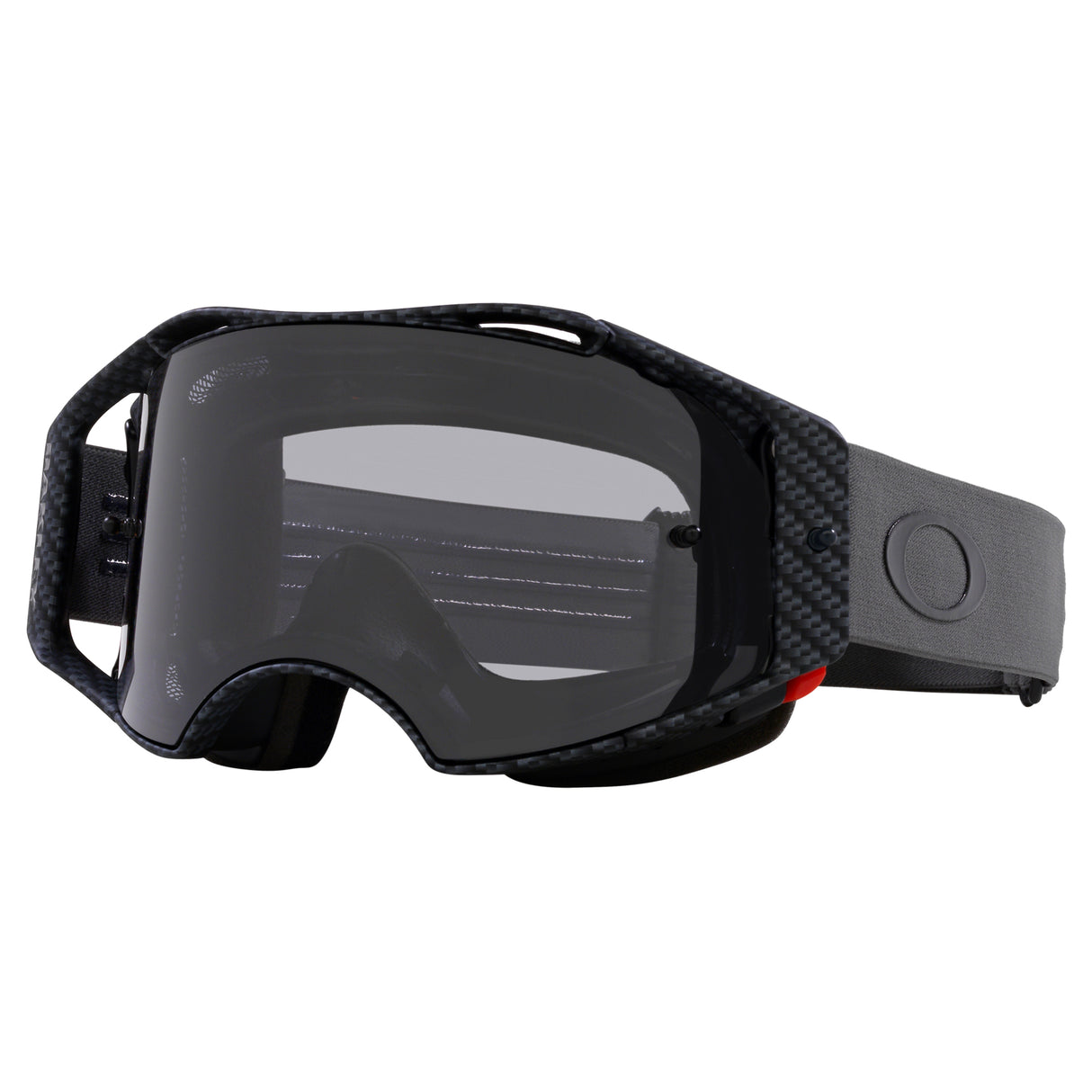 Oakley Airbrake MTB Goggles w/Carbon Fiber Strap & Light Grey Lenses