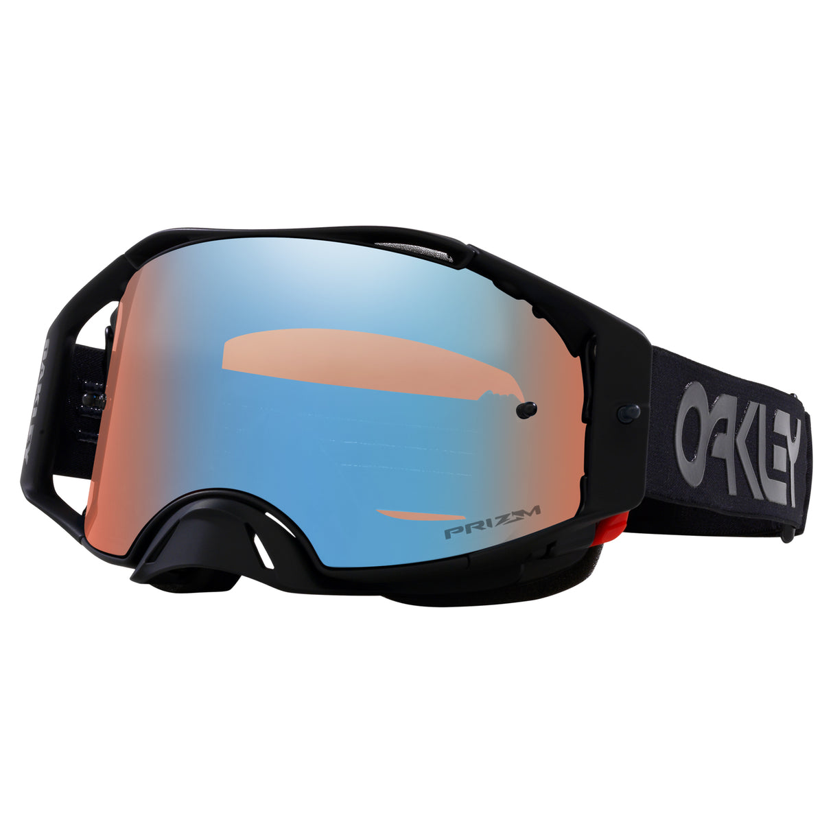 Oakley Airbrake MX Goggles w/B1B Blackout Strap & Prizm MX Sapphire Lenses