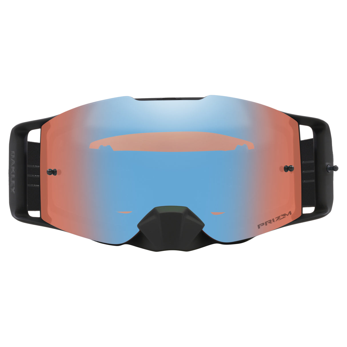 Oakley Front Line MX Goggles w/B1B Blackout Strap & Prizm MX Sapphire Iridium Lenses