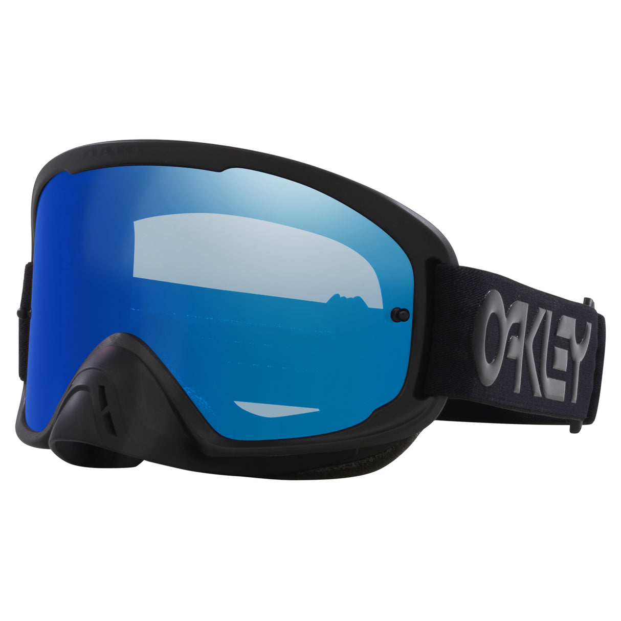Oakley O-Frame 2.0 PRO MX Goggles w/B1B Blackout Strap & Black Ice Iridium Lenses