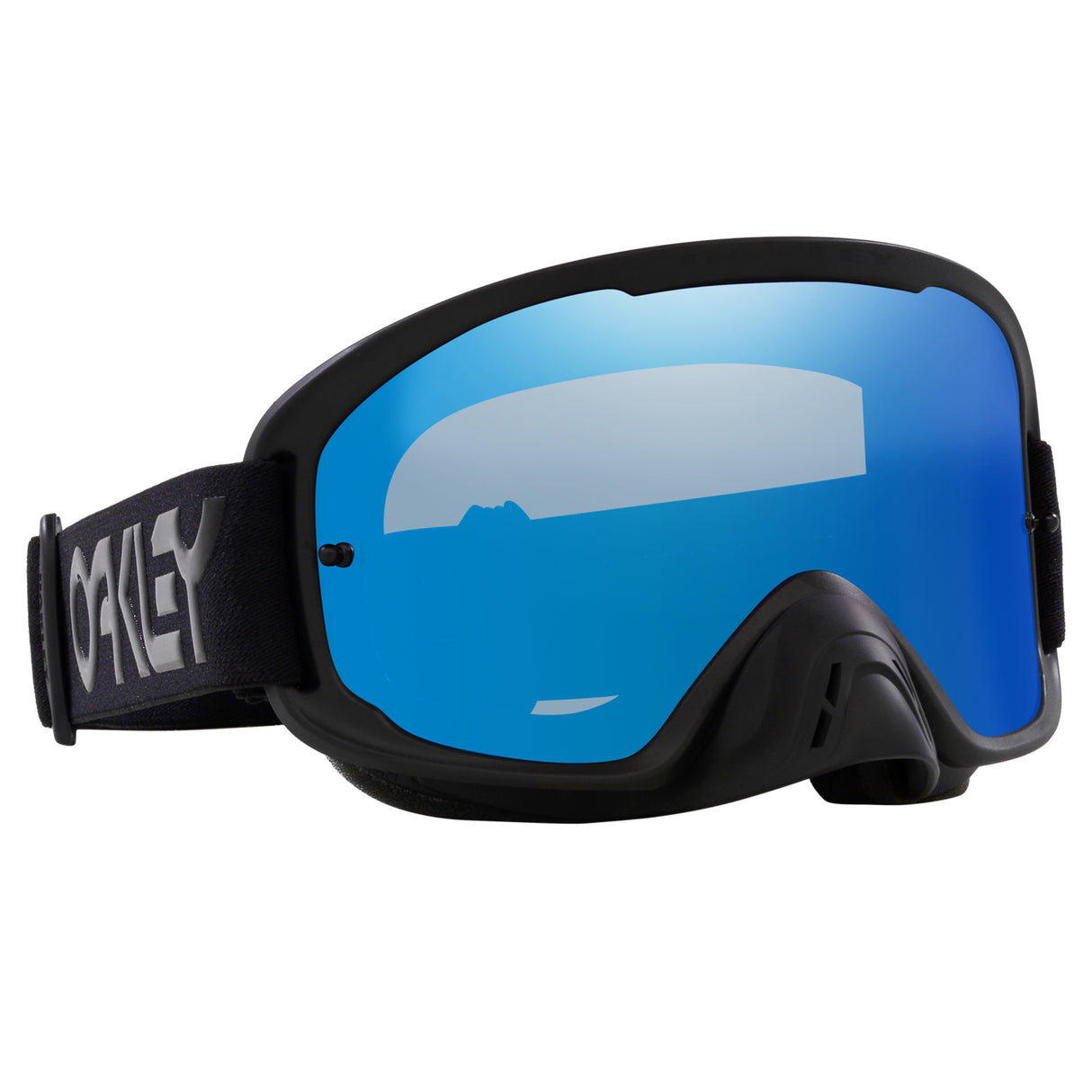 Oakley O-Frame 2.0 PRO MX Goggles w/B1B Blackout Strap & Black Ice Iridium Lenses