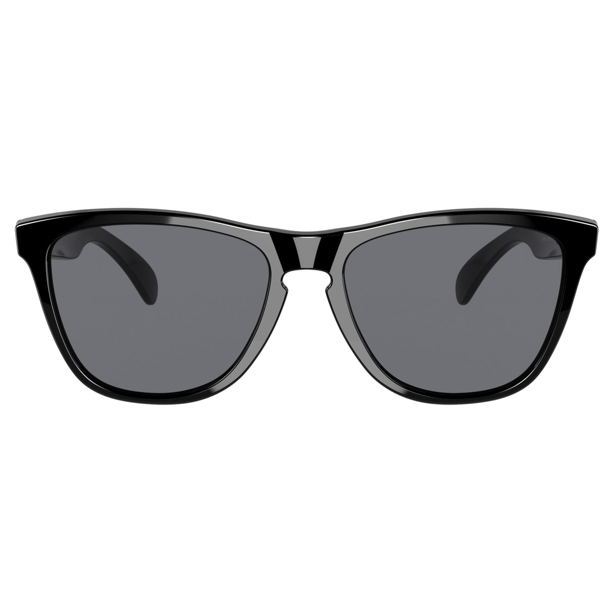 Oakley Frogskins Sunglasses w/Polished Black Frame & Grey Lenses