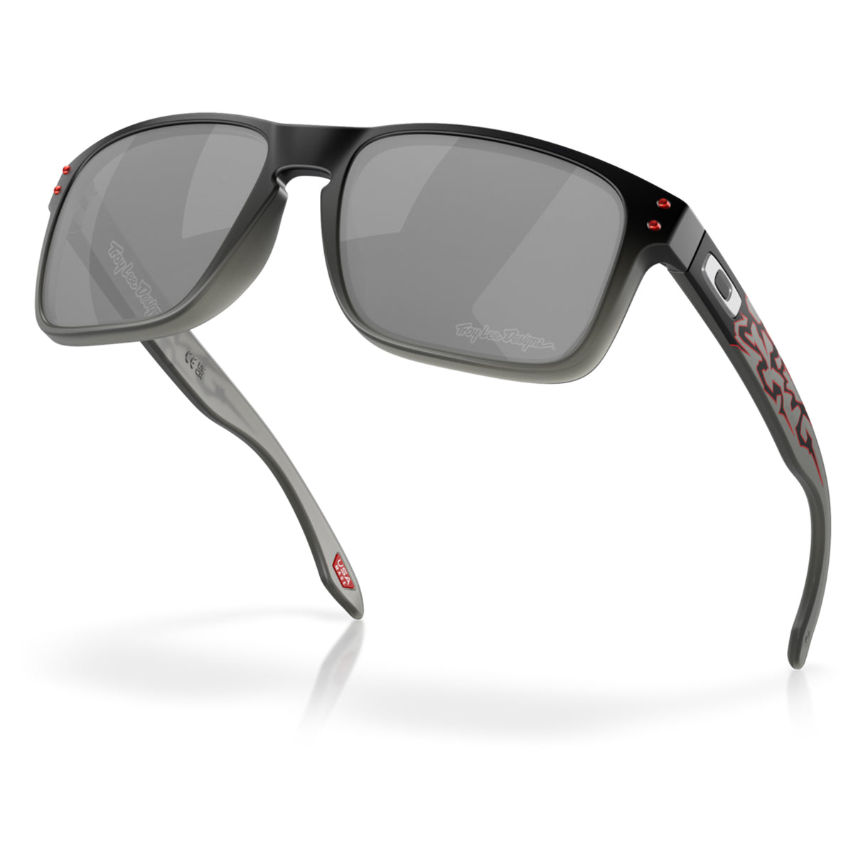 Oakley Holbrook Sunglasses Troy Lee Designs Series w/Black Fade Frame & Prizm Black Lenses