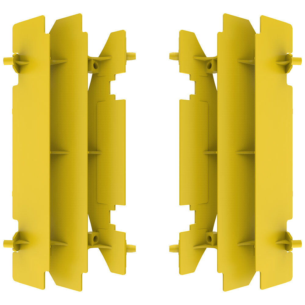 Polisport 75-846-61Y Radiator Louvres Yellow for Suzuki RM125 07-08/DRZ400 00-24