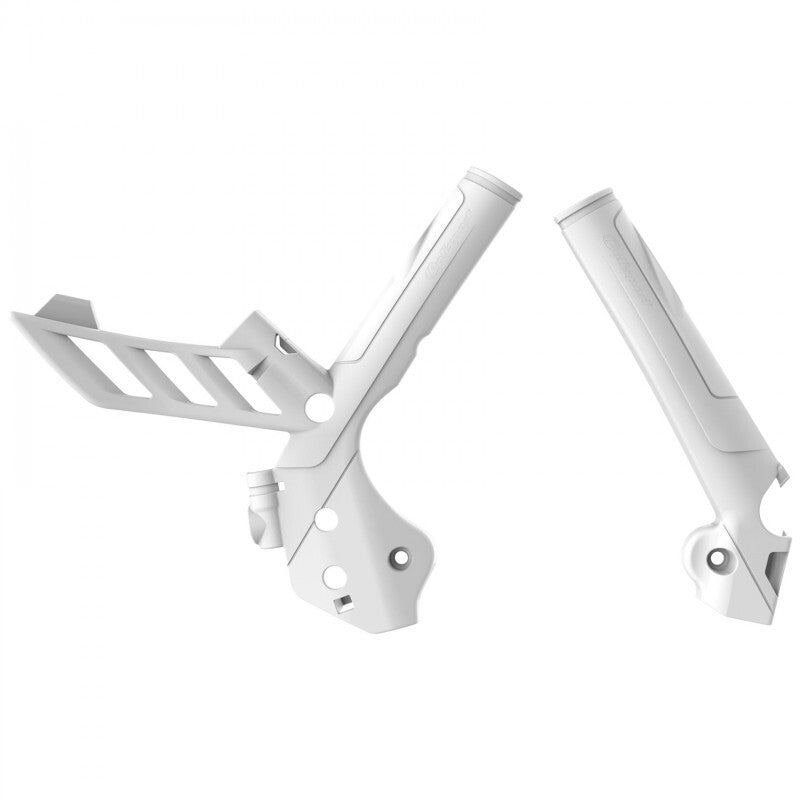 Polisport 75-846-66W Frame Protectors White for KTM SX/SX-F/XC/XC-F 16-18/EXC/EXC-F/XC-W/XCF-W 17-19/Husqvarna FC/TC/FX/TX 16-18/TE/FE 17-19