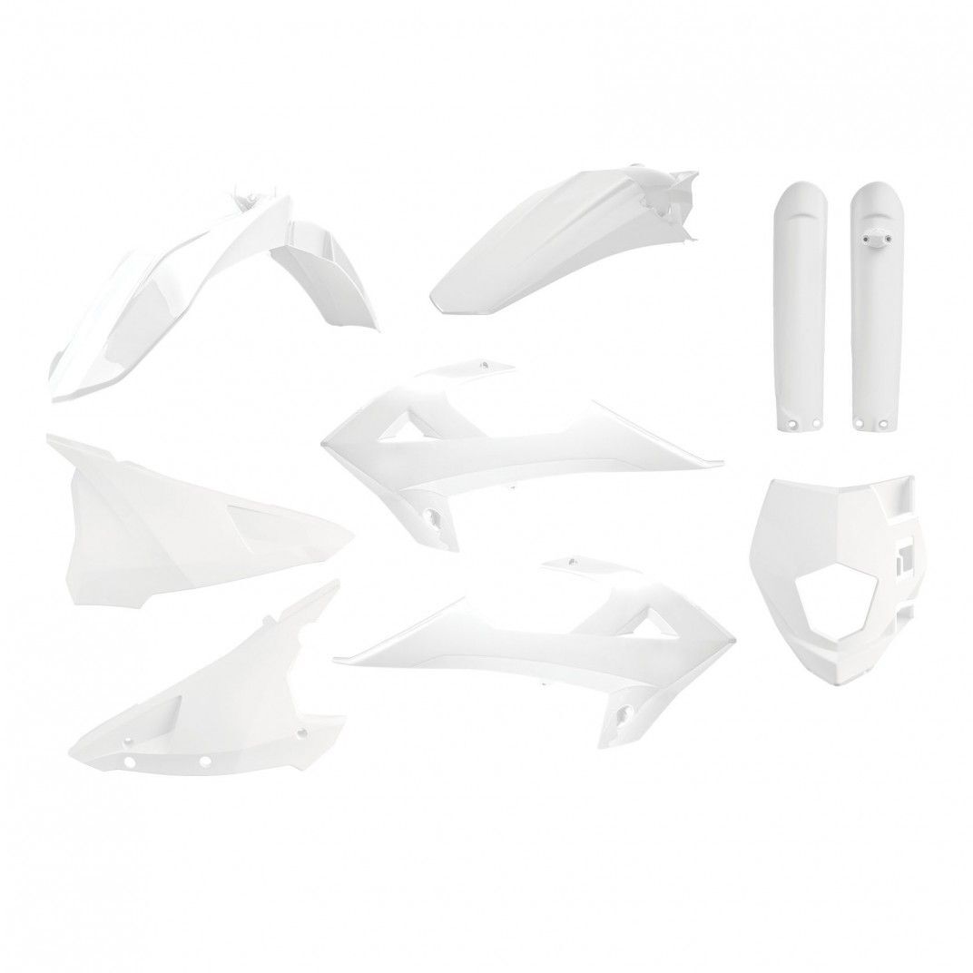 Polisport 75-910-31 Enduro Plastic Kit White for Gas Gas EC/EC-F 18-20/Rieju MR 200/250/300 21-24