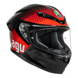 AGV K6 S SMU Fision Black/Red Helmet - EasyR