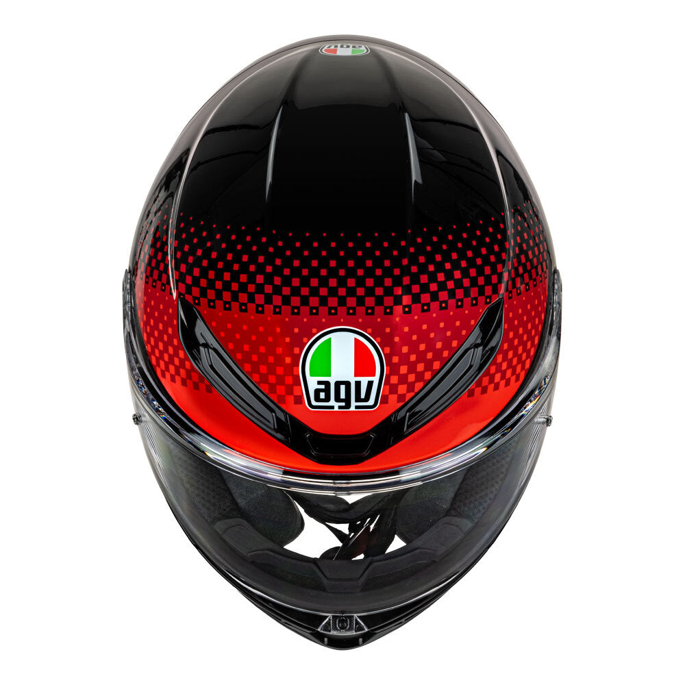 AGV K6 S SMU Fision Black/Red Helmet - EasyR