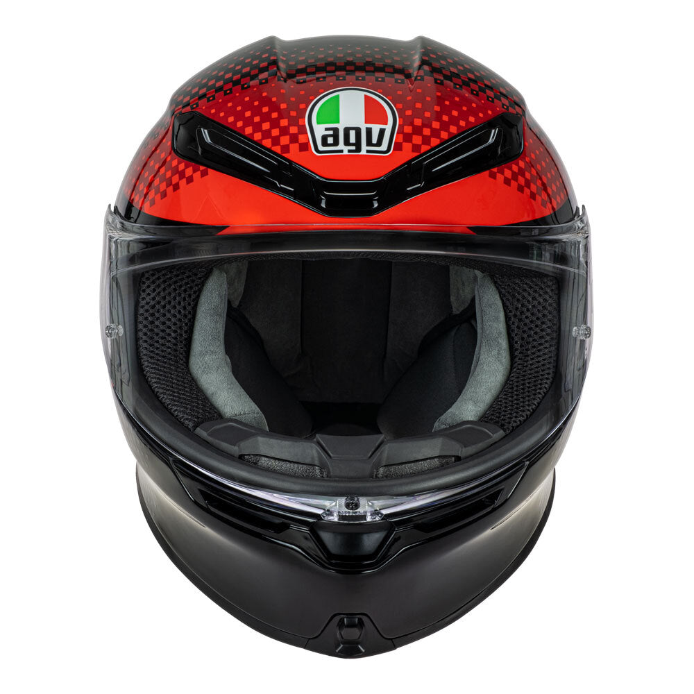 AGV K6 S SMU Fision Black/Red Helmet - EasyR