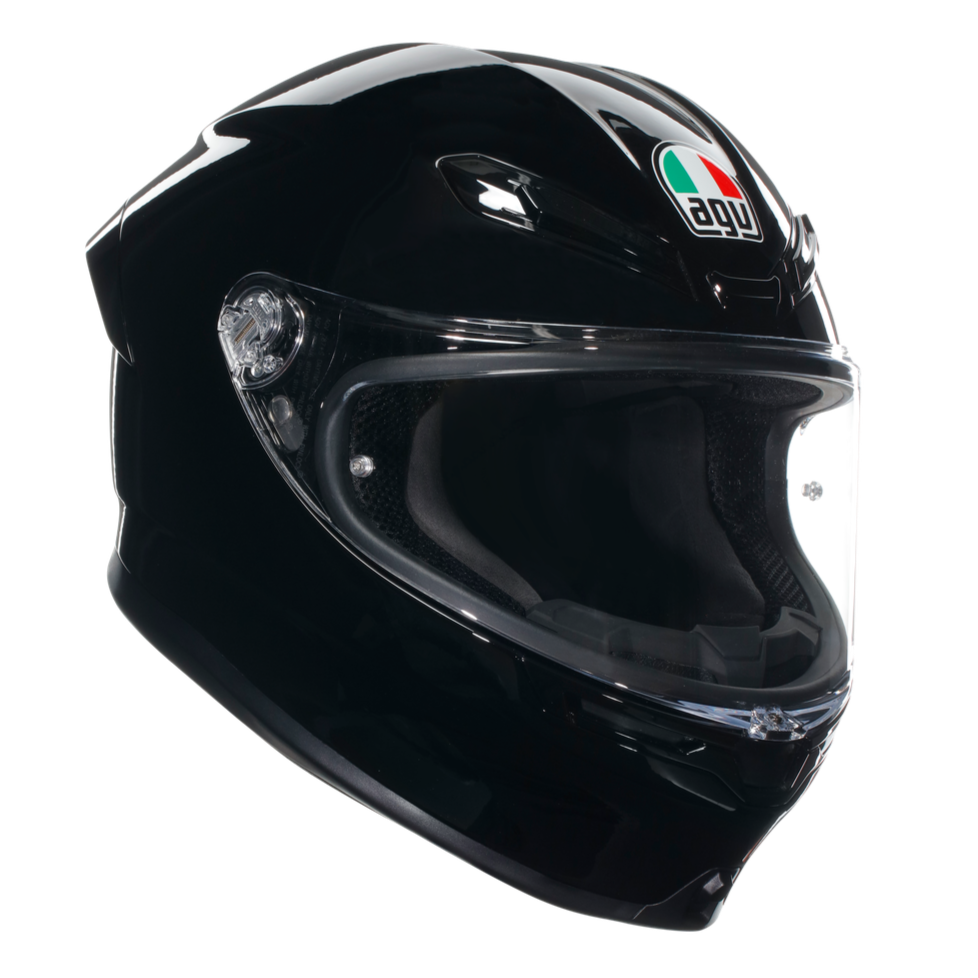 AGV K6 S Black Helmet - EasyR