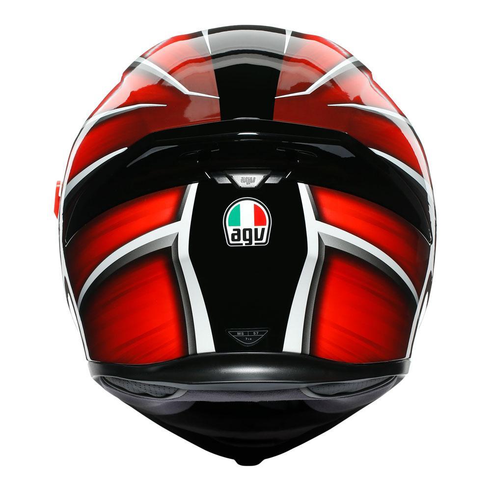 AGV K5 S Tempest Black/Red Helmet - EasyR