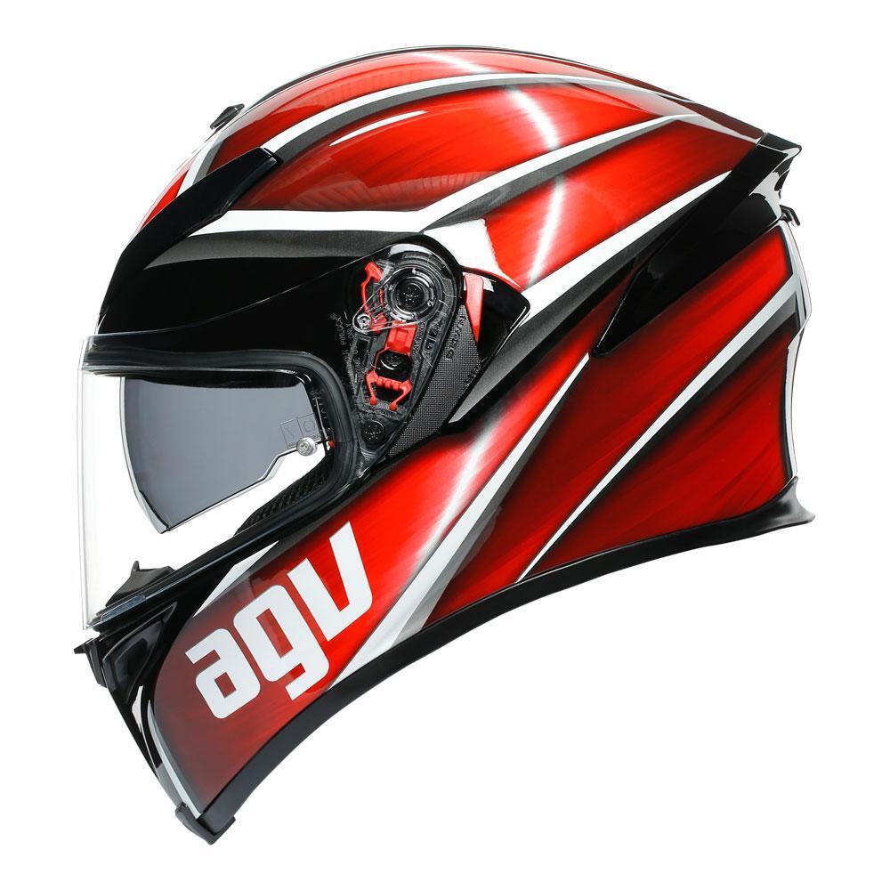 AGV K5 S Tempest Black/Red Helmet - EasyR