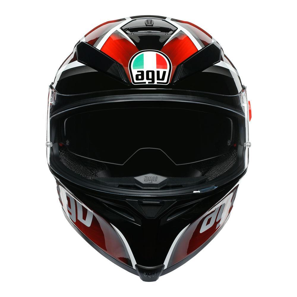 AGV K5 S Tempest Black/Red Helmet - EasyR