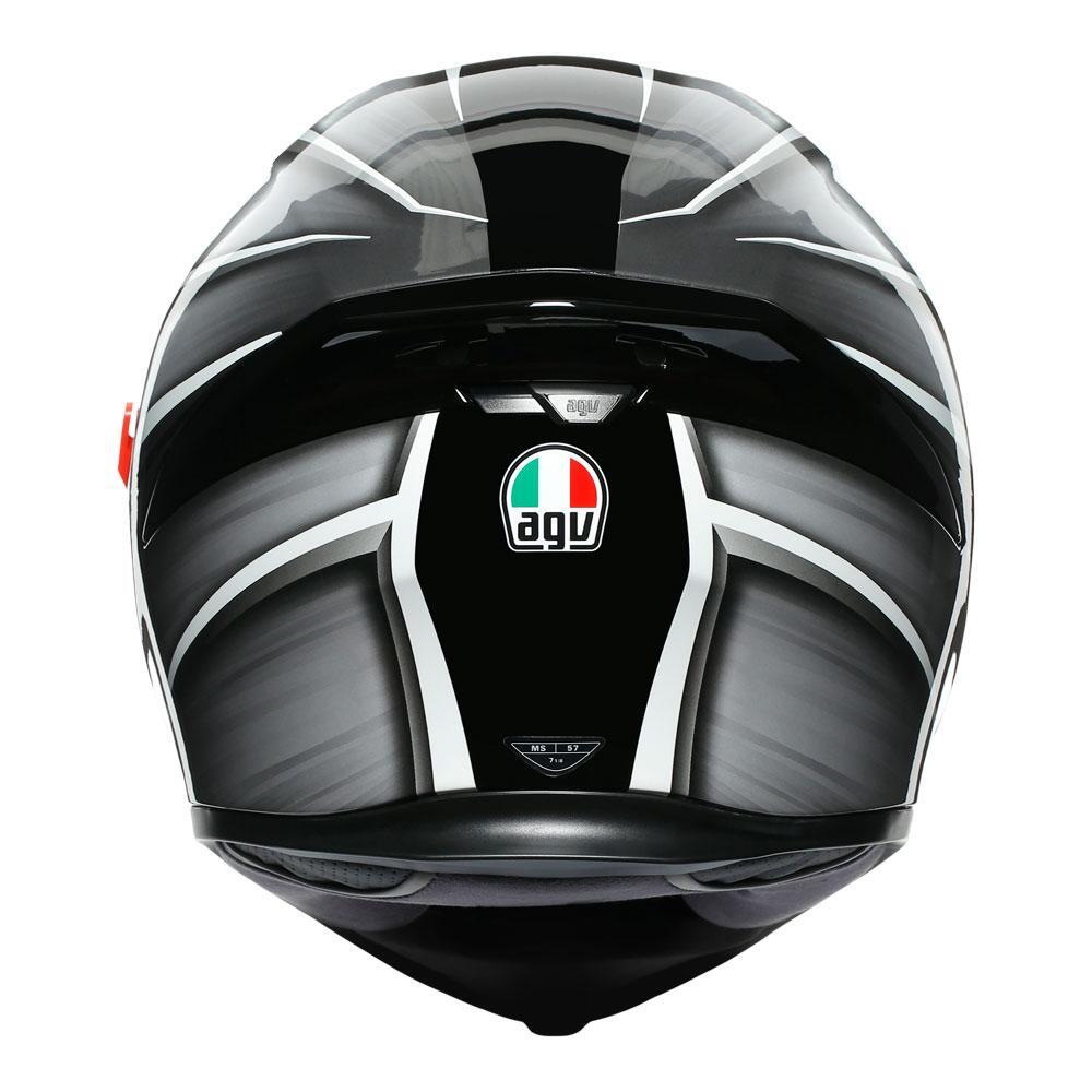 AGV K5 S Tempest Black/Silver Helmet - EasyR