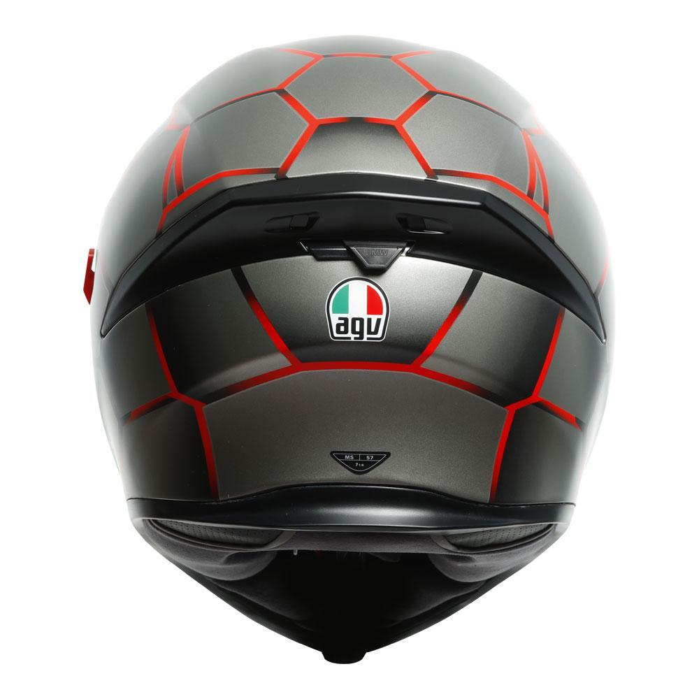 AGV K5 S Vulcanum Red Helmet - EasyR