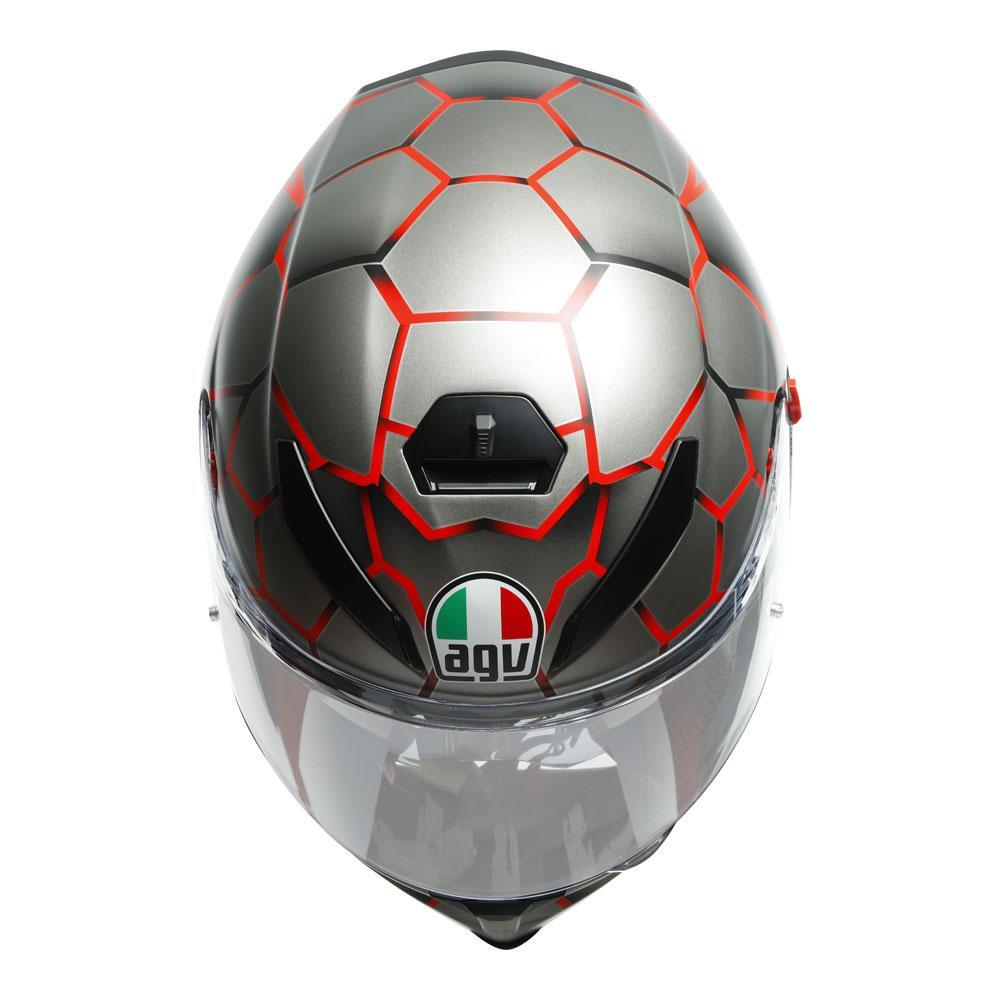 AGV K5 S Vulcanum Red Helmet - EasyR