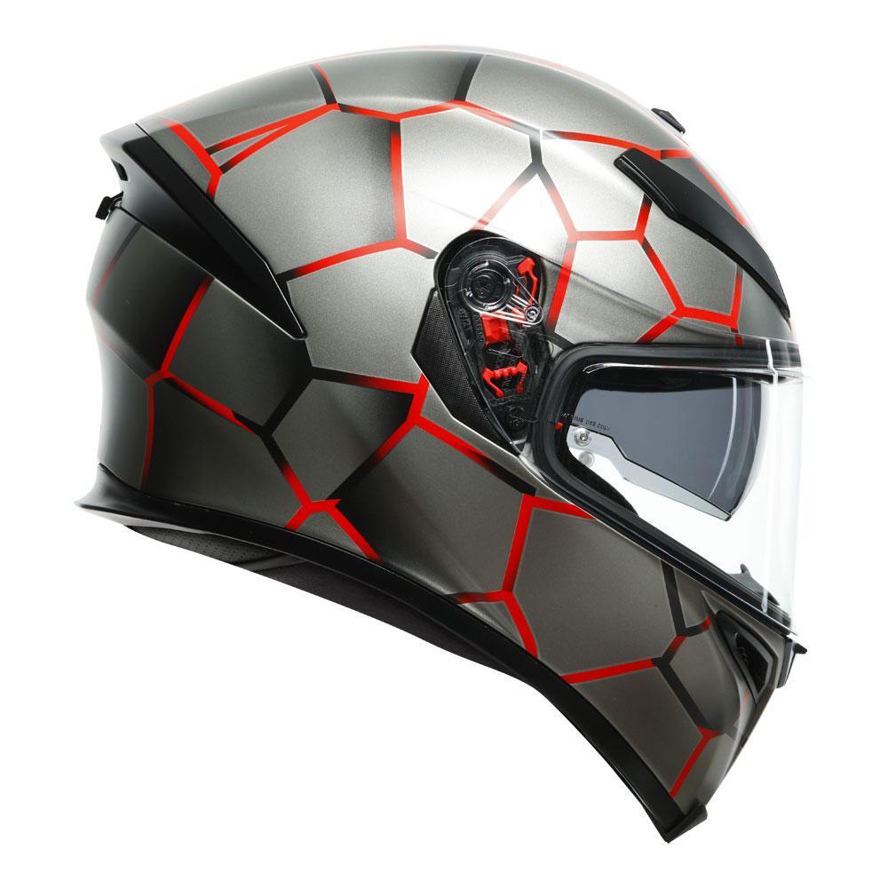 AGV K5 S Vulcanum Red Helmet - EasyR
