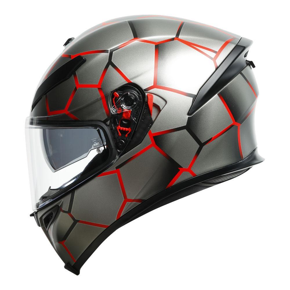 AGV K5 S Vulcanum Red Helmet - EasyR