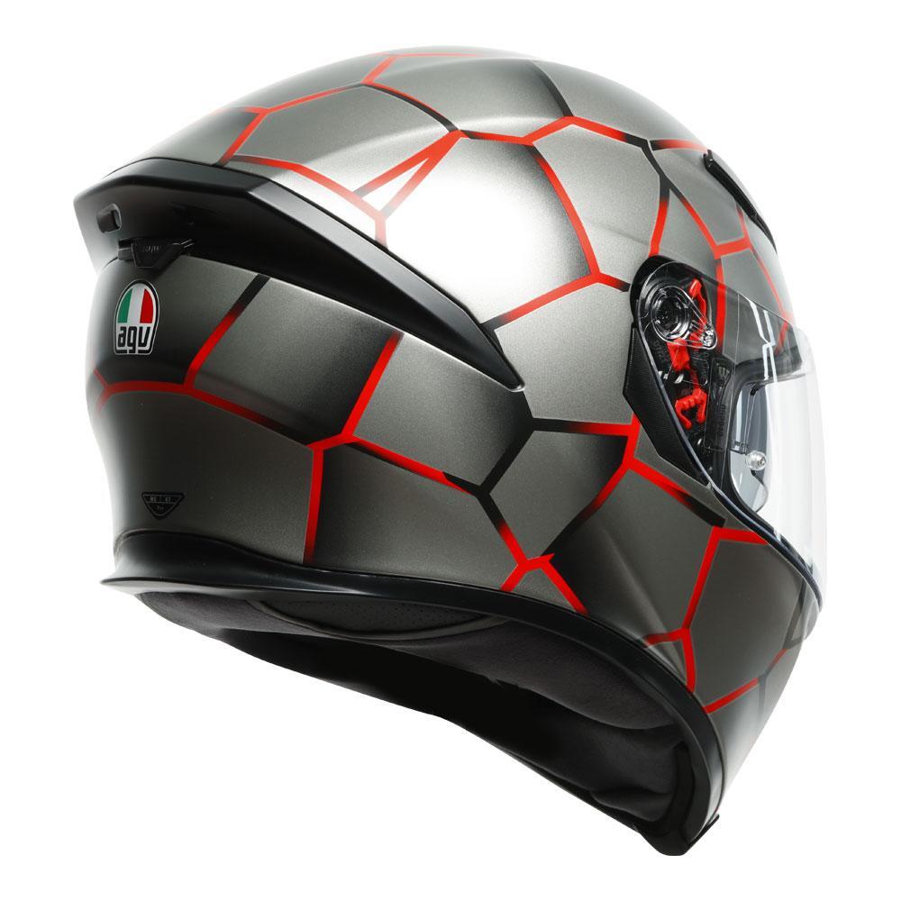 AGV K5 S Vulcanum Red Helmet - EasyR