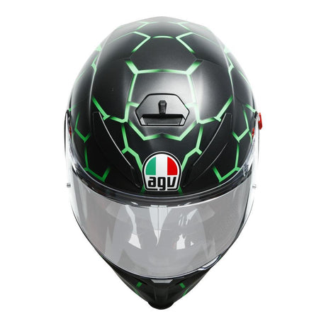 AGV K5 S Vulcanum Green Helmet - EasyR