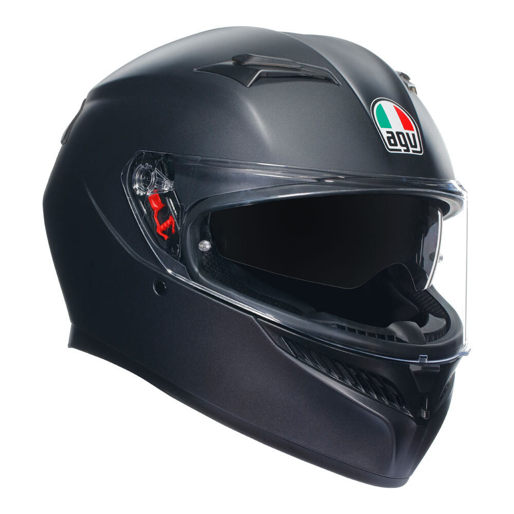 AGV K3 Matte Black Helmet - EasyR
